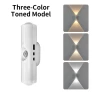 Rechargeable Magnetic Wall Lamp with RGB Color and Human Body Sensor — Outdoor Security & Flood Lighting, Your Department Home