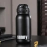 Temperature Display Smart Thermos Cup — Travel Drinkware, Baifenbai Home Furnishing