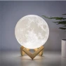 Moon Lamp Humidifier with Wooden Base — LED, Marathon