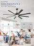 Smart Ceiling Fan with Light and Remote — Smart Fan, ZMISHIBO