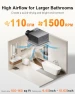 Smart WiFi Bathroom Exhaust Fan with Light — Smart Fan, Lumary