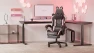 Gaming Chair with Cat Ears and Massage Lumbar Support — Gaming Chairs, Dowinx