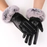 Winter Gloves with Touchscreen Capability and Rabbit Fur Cuffs — Gloves & Mittens, Got Now