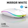 Dual-Mode Bluetooth Mouse with Charging, Silent PC, Laptop, Office Gaming, LED Wireless Mouse — Mouse Pads, Faylisvow