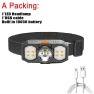 Mini Portable LED Sensor Head Lamp — Flashlights, CACCES