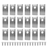 18-Piece Replacement Lawn Mower Blade Set — Edgers, Automobile Club