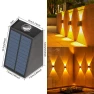 Solar Wall Sconce with Smart Motion Sensor — Garden Illumination, Aura Living