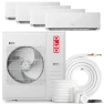 Quad Zone Wall Mount Ductless Mini Split A/C and Heater — Cooling Solutions, OLMO
