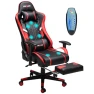 7-Point Massage Gaming Chair with Footrest and Recliner — Gaming Chairs, Douxlife