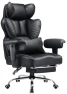 Big and Tall Office Chair with Foot Rest — Desk Chairs, COMHOMA