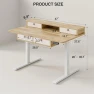 Electric Standing Desk with 4 Drawers and Storage Shelf — Standing Desk, Grandder