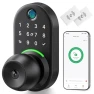 Keypad Smart Door Lock with Knob — Electromagnetic Security Locks, Yamiry
