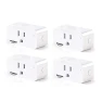 WiFi Smart Plug, Voice Control, Compatible with Alexa and Google Home, Timer, On/Off, White - 4 Pack — Smart Home Hubs & Controllers, LEDVANCE