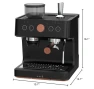 Semi Automatic Espresso Machine with Milk Frother — Coffee Maker, Café
