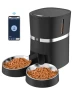 Automatic Pet Feeder with WiFi, App Control, Two-Way Splitter, Two Bowls, Voice Recorder, and Portion Control — Automatic Feeders, WellToBe