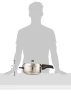 Alpha Deluxe Induction Base Stainless Steel Deep Pressure Pan — Multicooker, Prestige