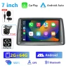 7-inch Car Radio with WiFi, GPS Navigation, Android OS, and CarPlay — Car Infotainment System, ToyousoniC