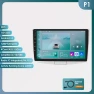 Car Radio with Android 13, QLED Touchscreen, GPS Navigation, and CarPlay — Car Infotainment System, Hizpo