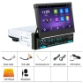 Universal Android Car Stereo with GPS Navigation and 7-inch Retractable Screen — Car Infotainment System, Reakosound