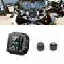 Motorcycle Tire Pressure Monitoring System with 2 External Sensors and 5 Alert Methods — TPMS, Paddya