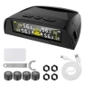 Universal USB/Solar TPMS Monitor with 4 External Sensors — TPMS, LEEPEE