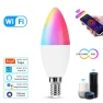 Wi-Fi Smart LED Candle Light — Smart Light Bulb, Tuya