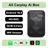 Wireless CarPlay Android Auto Adapter Dongle — Car Infotainment System, Auto Launcher