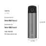 Smart Temperature Display Vacuum Flask — Smart Water Bottle, Thermos