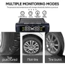 Tire Pressure Monitoring System with LCD Display and Wireless Solar Alert — TPMS, HOME-Auto