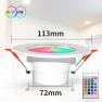 Smart LED Ceiling Light with Bluetooth RGB Color Changing and Remote App Control — LED Strip Lights, KITCHEN-MALL