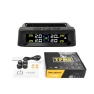 Solar-Powered Tire Pressure Monitoring System with Color Digital Display and 4 External Sensors — TPMS, Timeless Home