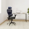 Ergonomic Office Chair with Lumbar Support, Adjustable Armrests, Headrest, and Wheels — Smart Chairs, Nouhaus