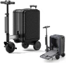 Long-Range Electric Suitcase with Ride-On Scooter — Smart Luggage, Generic