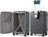 Carry On Luggage with Cup Phone Holder and Charger Hard Shell Suitcases with Spinner Wheels — Smart Luggage, mixi