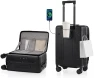 Carry On Luggage with Cup Holder, USB Charge, Side Pothook, 360° Spinner Wheels, TSA Lock — Smart Luggage, ISLAND ELEPHANT