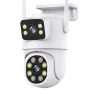 Dual Lens WiFi Camera PTZ Outdoor Wireless Dual Screen Security Camera Auto Tracking Monitoring Video Surveillance — Security Camera, Tuya