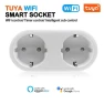 Wi-Fi Smart Socket Dual Outlet — Smart Plug, Tuya
