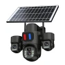 Three Lens Solar Powered Security Camera — Security Camera