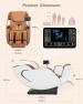 Full Body Zero Gravity Shiatsu Massage Recliner Chair with Heat, AI Voice Control, and Smart Screen — Massage Chairs, Msutree