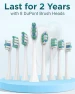 Sonic Electric Toothbrush for Adults with 8 Brush Heads and Travel Case — Electric Toothbrush, Rtauys