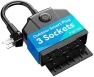 Outdoor Wi-Fi Outlet with 3 Independent Sockets — Smart Plug, meross