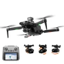 GPS Drone with 4.3-inch LCD Controller, 720P HD Dual Camera, 3-Axis Gimbal, and 360° Obstacle Avoidance — Drone, PJC