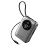 Smart Digital Display Power Bank with Integrated Cables — Power Bank, Teclast