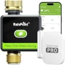 WiFi Water Hose Timer with Brass Inlet and Outlet — Irrigation System, RainPoint