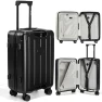 Air Vacuum Seal Suitcase Carry-On — Smart Luggage, BlackVoyage