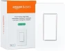 Smart Light Switch, 3-Way, Works with Alexa Only, Voice Control, 2.4 GHz Wi-Fi, No Hub Required — Smart Switch, Amazon Basics