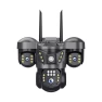Triple Lens Surveillance Camera — Security Camera, Guudgo