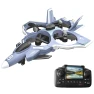 WiFi FPV EVA Fighter with LCD Screen Controller HD Camera 360° Obstacle Avoidance Brushless Turbofans Motors — Drone, JJRC