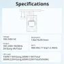 Smart Switch, 2-Switch Panel Home Control with Touchscreen and Temperature Function — Smart Switch, Sonoff