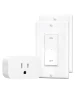 Remote Control Outlet with Wall Mounted Light Switch — Smart Plug, DEWENWILS